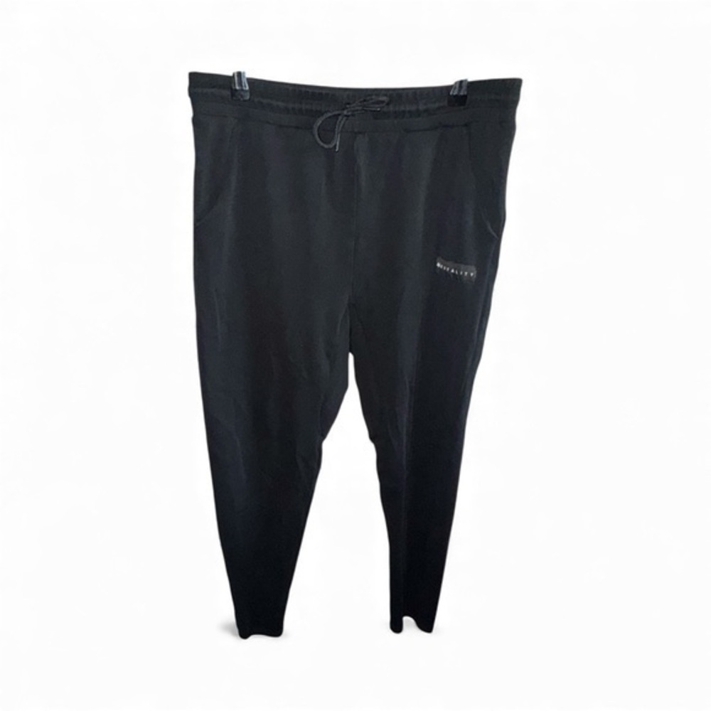 Mentality Black Jogger Pants Mens Size XL Cotton Loungewear After Gym Pants Used